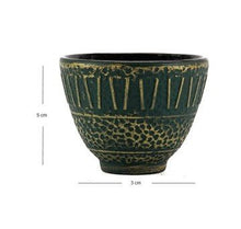 Şəkili Qalereya görüntüləyicisinə yükləyin, Çuqun Fincan Yaşıl 100 ml (0489)