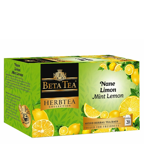 Beta HerbTea Kolleksiyası Nanə Limon Paket Çay 20*2 Qr